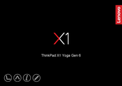 Lenovo ThinkPad X1 Yoga Gen 6 Manual De Instrucciones