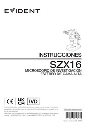 Evident SZX16 Instrucciones