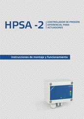 Sentera Controls HPSA -2 Instrucciones De Montaje Y Funcionamiento