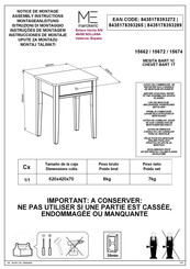 MARCKERIC 15662 Instrucciones De Montaje