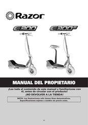 Razor E300 Manual Del Propietário