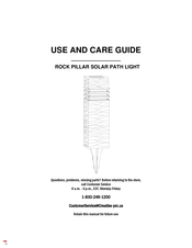 Creative ROCK PILLAR SOLAR PATH LIGHT Manual De Instrucciones