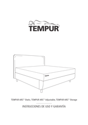 TEMPUR ARC Adjustable Instrucciones De Uso Y Garantía