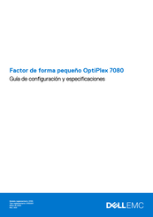 Dell OptiPlex 7080 Guía De Configuración Y Especificaciones