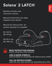 Diono Solana 2 LATCH Manual De Instrucciones