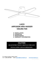 Beacon Lighting LUCCI Manual De Instrucciones