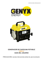 GENYX ENERGY G800-A Guia Del Usuario