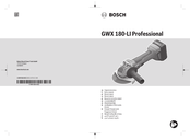Bosch Professional GWX 180-LI Manual Original