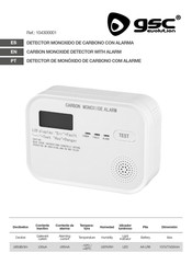 GSC 104300001 Manual De Instrucciones