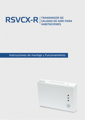 Sentera Controls RSVC-R Serie Instrucciones De Montaje Y Funcionamiento