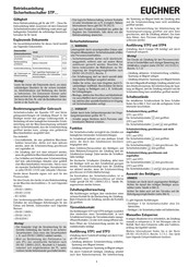 EUCHNER STP2 Manual De Instrucciones
