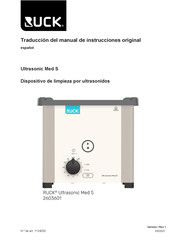 Buck 2603601 Traduccion Del Manual De Instrucciones Originale
