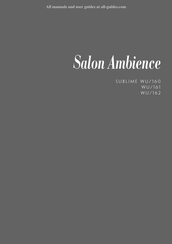 Salon Ambience SUBLIME WU/160 Instrucciones De Montaje