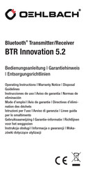 Oehlbach BTR Innovation 5.2 Manual De Instrucciones