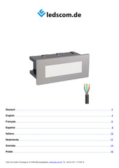 ledscom LC-EL-097-W Instrucciones De Montaje