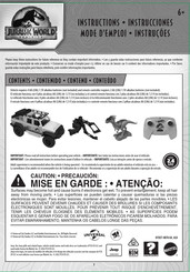 Mattel JURASSIC WORLD DOMINION GYD27-4B70-G4 4LB Manual De Instrucciones