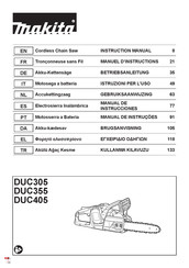 Makita DUC405 Manual De Instrucciones