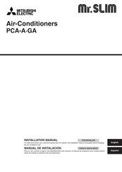 Mitsubishi Electric Mr.Slim PCA-A36GA Manual De Instalación