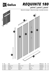 Gelius REQUINTE 180 Manual De Montagem