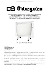 Orbegozo RM 1500 Manual De Instrucciones
