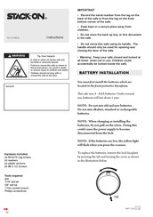 Stack-On SS-16-MB-B Instrucciones