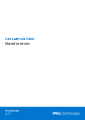 Dell Latitude 5400 Manual De Servicio