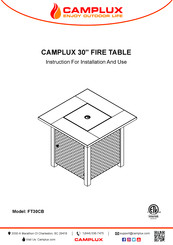 Camplux FT30CB Instrucciones De Instalación