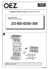 OEZ ZO-BD-0250-300 Instrucciones De Uso