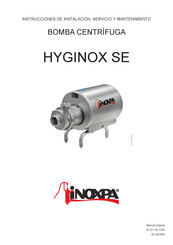 iNOXPA HYGINOX SE-36 Instrucciones De Instalación, Servicio Y Mantenimiento