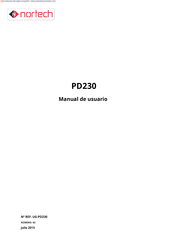 Nortech PD230 Manual De Usuario