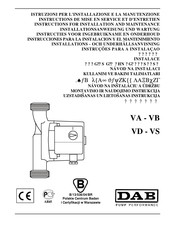 DAB VD 55/220.32 Instrucciones Para La Instalación Y El Mantenimiento