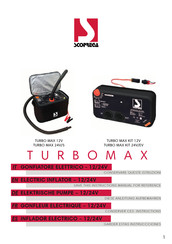 SCOPREGA BRAVO TURBO MAX KIT 12V Instrucciones