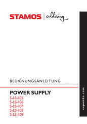 STAMOS S-LS-105 Manual De Instrucciones