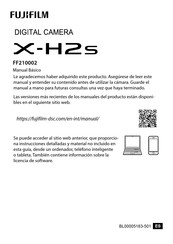 FujiFilm X-H2s Manual Básico