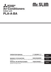 Mitsubishi Electric Mr.SLIM PLA-A12BA Manual De Instrucciones