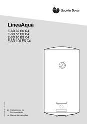 Saunier Duval LineaAqua E-SD 80 ES C4 Instrucciones De Funcionamiento