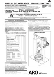 Ingersoll Rand TP0623G5 Serie Manual Del Operador