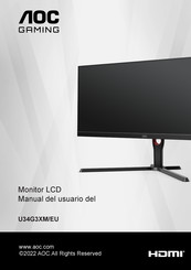 AOC U34G3XM/EU Manual Del Usuario