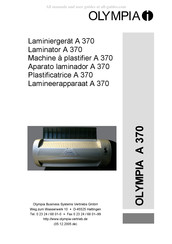 Olympia A 370 Manual De Instrucciones