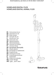 Taurus HOMELAND DIGITAL ANIMAL FLEX Instrucciones De Uso