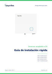 Hoymiles HAT-8.0HV-EUG1 Guía De Instalación Rápida