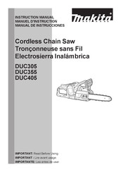 Makita DUC355 Manual De Instrucciones