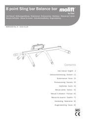 Etac molift 8 point Sling bar Balance bar Manual De Usuario