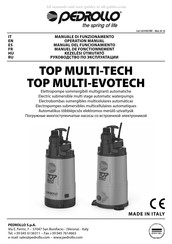 PEDROLLO TOP MULTI-TECH Manual Del Funcionamiento