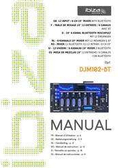 Ibiza sound DJM102-BT Manual De Instrucciones