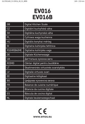 Emos EV016 Manual De Instrucciones