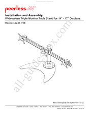peerless-AV LCZ-3F419B Instalación Y Montaje