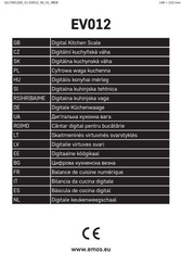 Emos EV012 Manual De Instrucciones