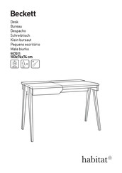 Habitat Beckett 907011 Manual De Instrucciones