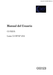 3B Luna G3 BPAP 25A Manual Del Usuario